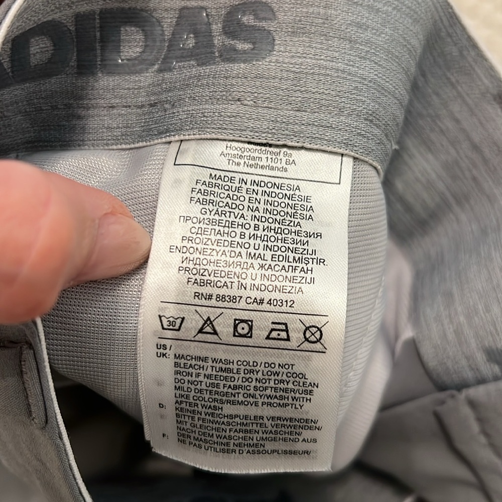 adidas Golf Men's Standard Ultimate 365 Core Golf Short Grey - Picture 10 of 11